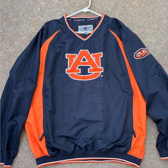 Auburn Tigers Navy and Orange Pullover Jacket - Picture 1 of 3